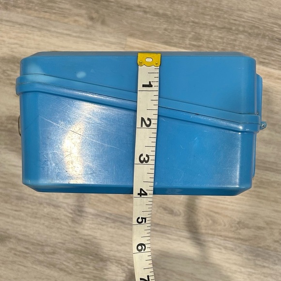 Vintage 1985 Wuzzles Aladdin Plastic Lunch Box Blue Hasbro Disney - See Photos - Picture 9 of 9